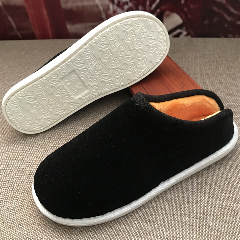 新款软底棉拖鞋男士秋冬情侣居家室内外男女家用加绒加厚保暖毛拖