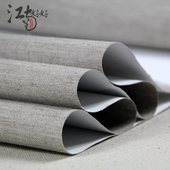 包邮 中粗细纹油画布雨露麻亚麻布框成品30405060708090100120150