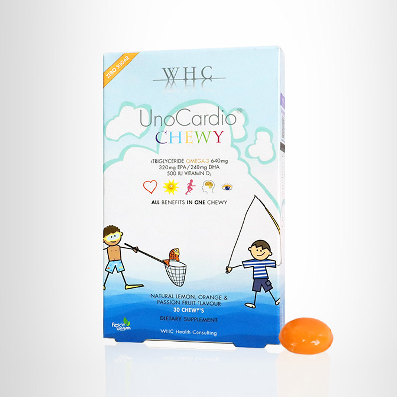 WHC小超人鱼油Omega3儿童DHA胶囊