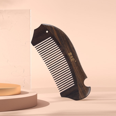 谭木匠正品梳子檀木梳按摩便携天然木梳生日礼物女儿鱼型送妈妈