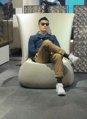 it潮款CHOCOOLATE英伦修身合身剪裁经典褶边男装休闲裤黑色长裤