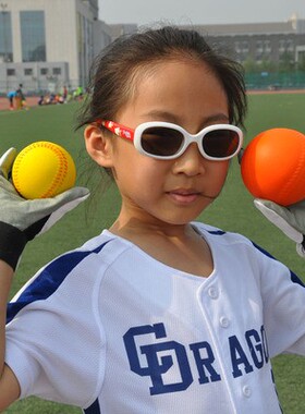 棒球世家 BF 软式海绵垒球棒球 t-ball 儿童专用安全球 手套组