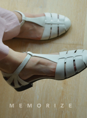 Memorize罗马夏日：罗马风女鞋复古舒适镂空凉鞋时尚清爽露趾透气