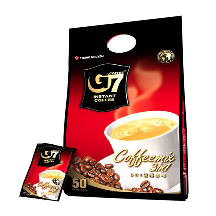 越南原装进口中原g7原味三合一速溶香浓咖啡800g装50小包