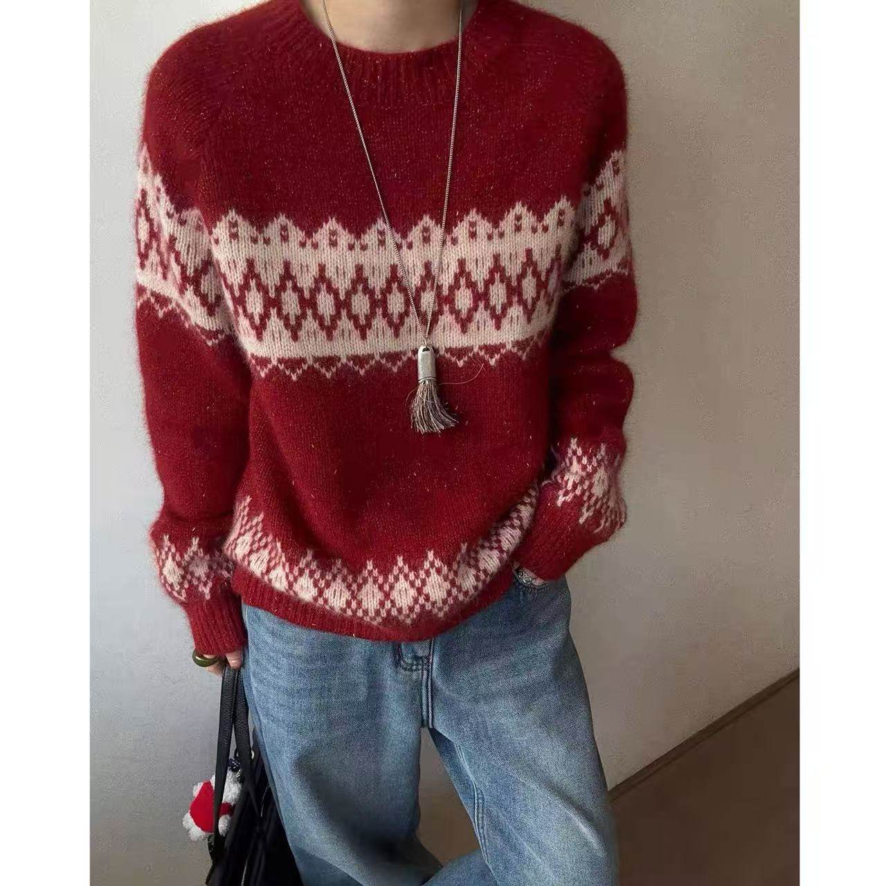 无品牌圆领其他宽松型