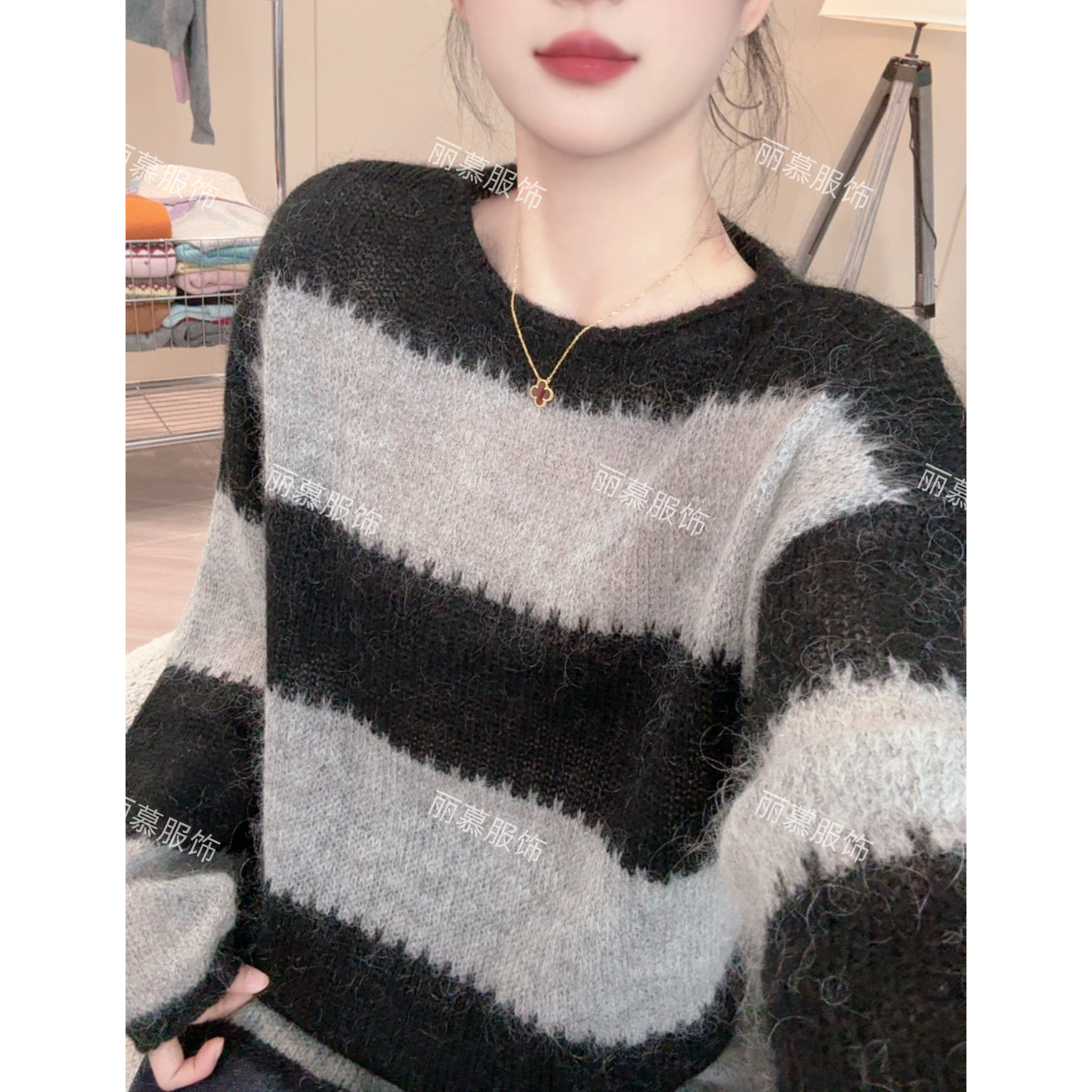 无品牌极简风常规款绵羊毛