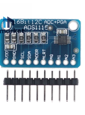【原装】ADS1115 超小型 16位 精密 模数转换器 ADC 4通道 模块