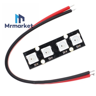 4位 WS2812B 灯板 全彩 For Naze32 F3 F4 Flight Controller