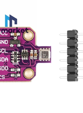 BME680 环境传感器 (VOC、温度、湿度、气压) 模块