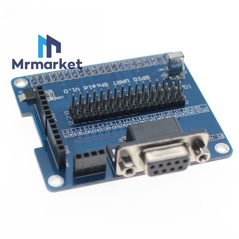 Raspberry pi专用GPIO串口扩展板 GPIO UART Shield 兼容树莓派