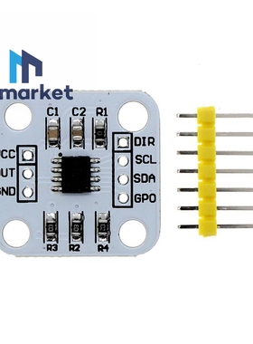 白色 AS5600磁编码器 磁感应角度测量传感器模块 12bit高精度