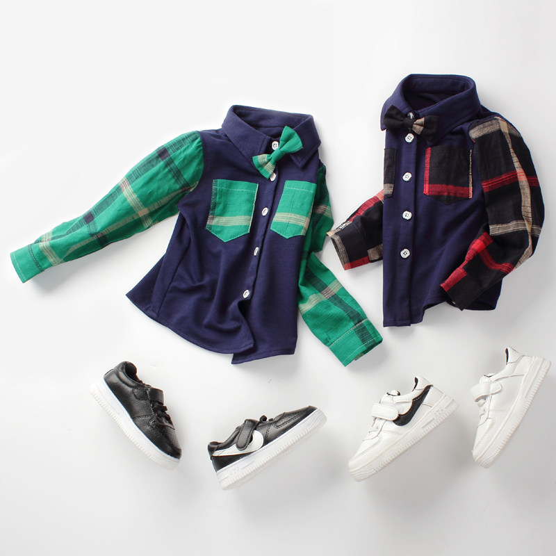 Chemise garcon à manche longue - Ref 2073269 Image 1