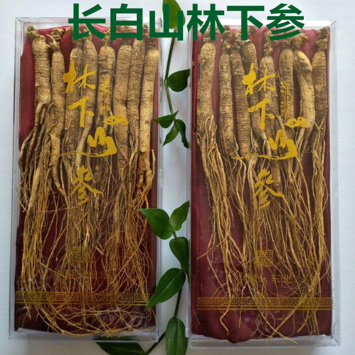 东北特产人参长白山林下参干货育山参干人参生晒参吉林干参可礼盒