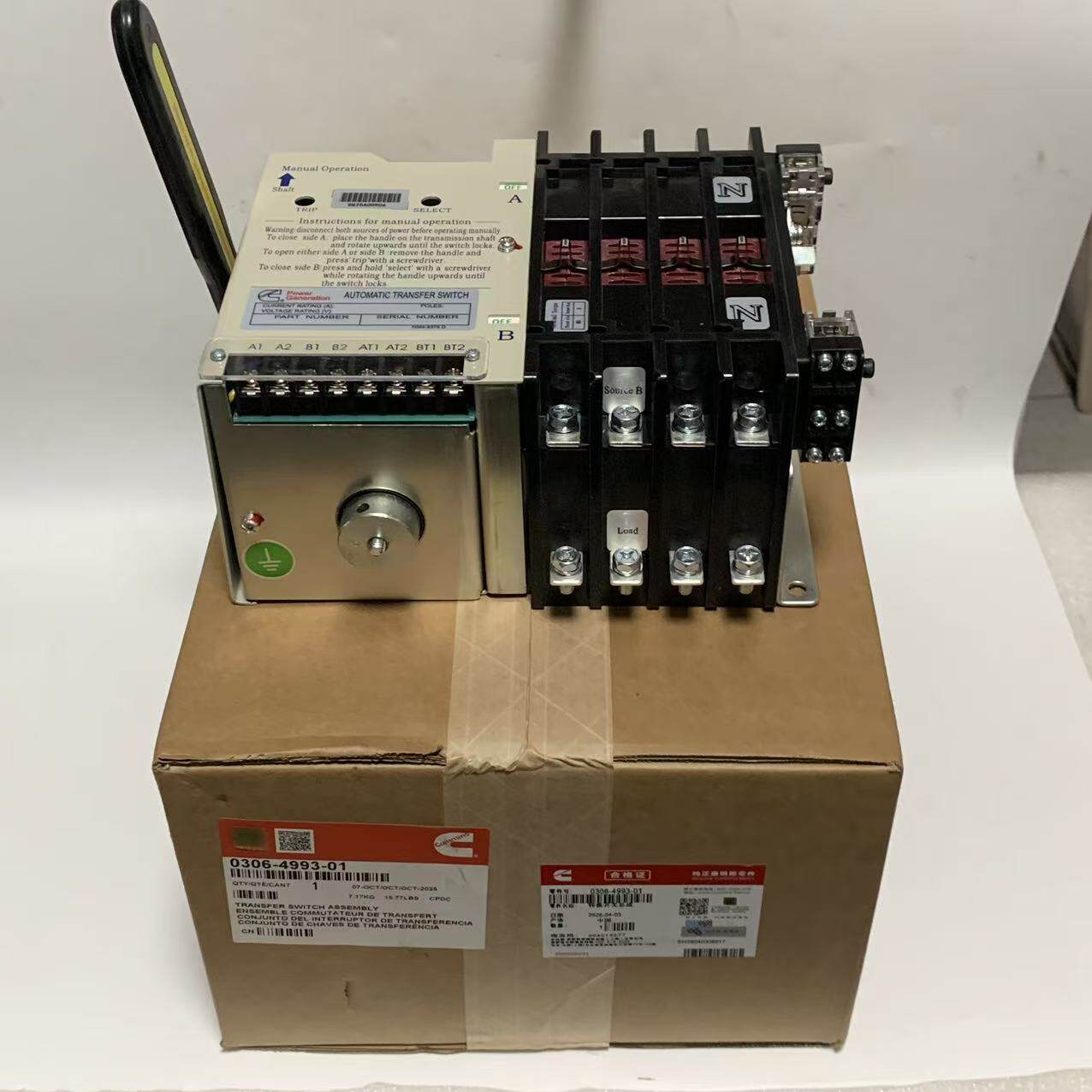 康明斯0306-4993-01自动转换开关
