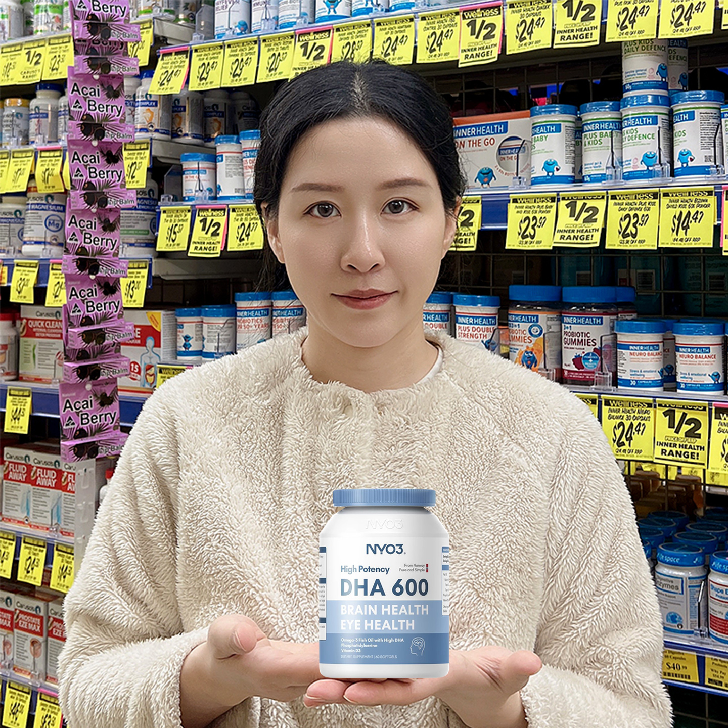 NYO3挪威DHA深海鱼油omega-3
