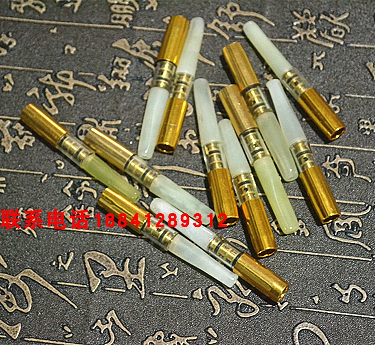 天然玉石新款可清洗过滤烟嘴岫玉环保循环型烟嘴 送礼佳品