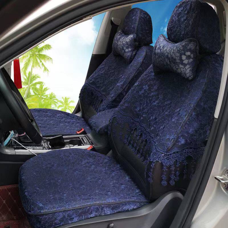 艺梦翔帕萨特凌度专用坐套冠道 君越A6L Q3 Q5 C200蕾丝汽车座套