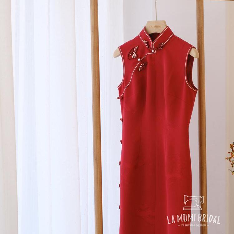 LAMUMI中式婚礼订婚旗袍