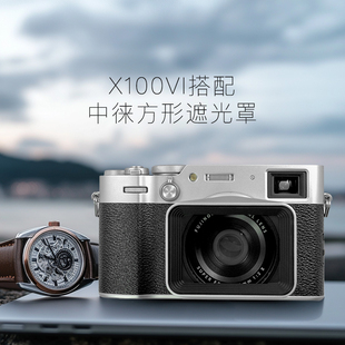 X100F X100T X70和3516 X100S 中徕49mm方形遮光罩适用富士X100VI