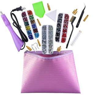 跨境亚马逊爆款热熔胶款平底水钻DMC中东烫钻套装鞋包服饰diy配件