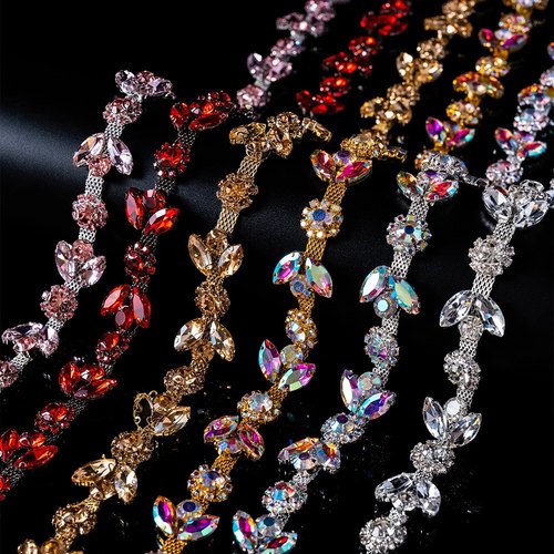 浦江巧巧水晶马眼钻链条手缝水钻