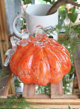 琉璃南瓜书房手工艺朋友车饰摆件