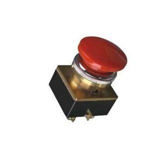 优质 铜件 LA2-J 蘑菇头按钮 控制按钮开关 红绿黄 开孔30mm