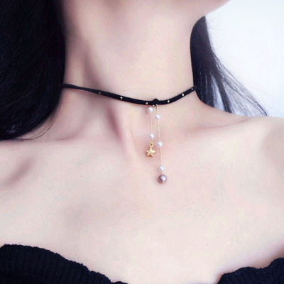 choker小众设计感少女风锁骨链