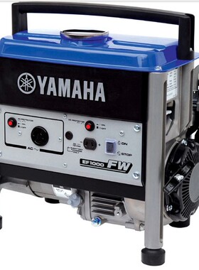 正品雅马哈YAMAHA 单相220V汽油发电机1KW应急户外家用EF1000FW