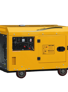 上海东明DONMIN单相220V低噪静隔音8KW柴油发电机小型应急SD10000