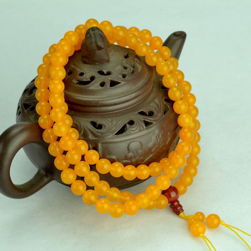 男女款多圈招财水晶饰品佛珠手链