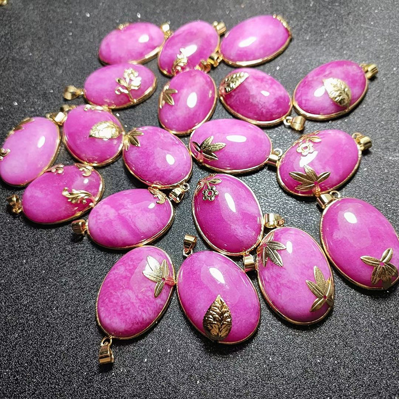 舒俱来吊坠苏纪石毛衣链