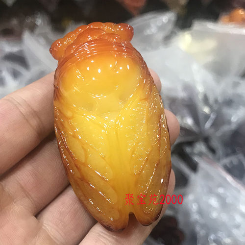 波罗的海琥珀蜜蜡手把件