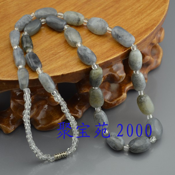 项链男女款挂绳带证书天然和田玉