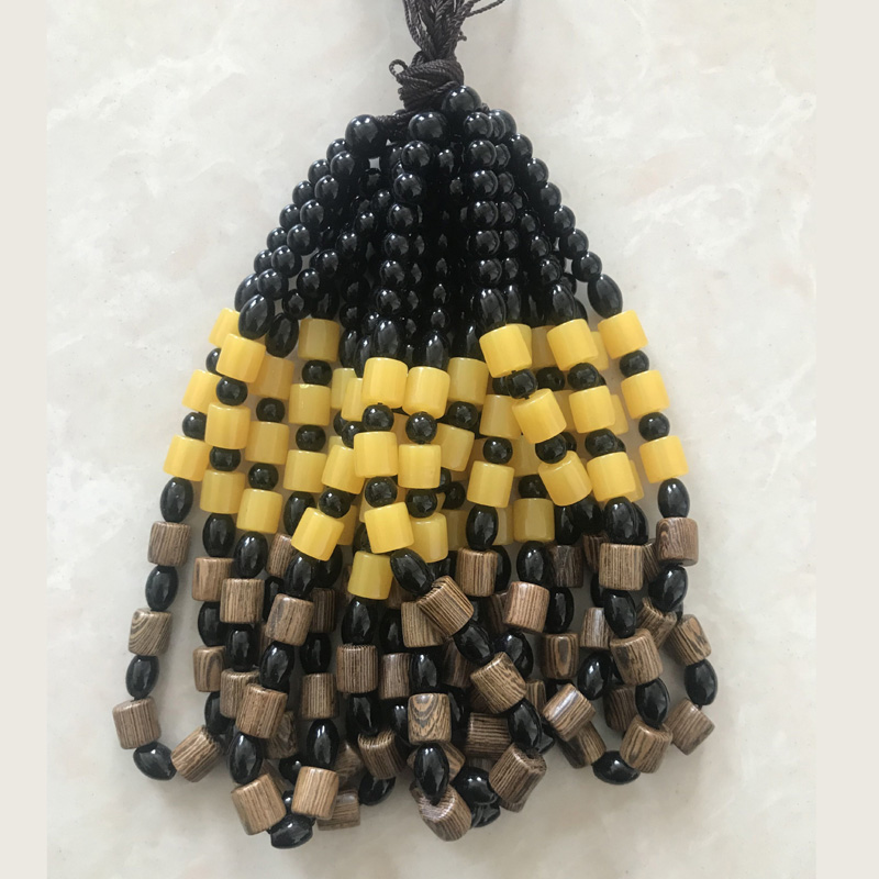 红酸枝鸡翅木珠手把件绳挂绳翡翠玉器手把件绳手绳弹弓失手绳