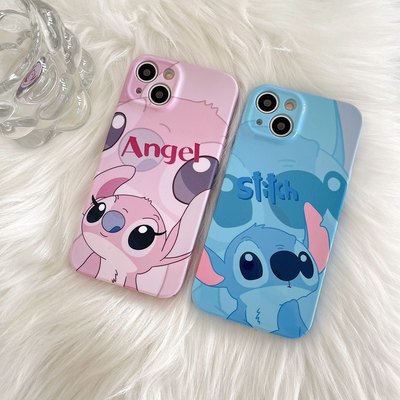 stitch couple case iPhone 13pro max 12 cover casing适用苹果11手机保护壳菲林壳硬壳14pro max卡通14 plu