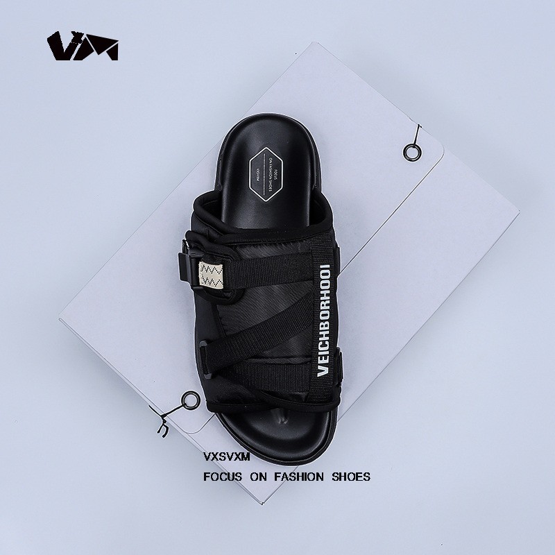 2024新款莆田男士VXSVXM凉拖鞋男潮外穿休闲男一字拖沙滩鞋男凉鞋