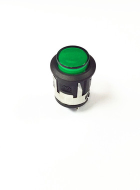 日本三山DS-801C按钮开关  自锁按键  绿色灯