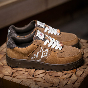 MRA纳瓦霍主题板鞋男鞋2025春季新款小众设计美拉德复古休闲潮鞋