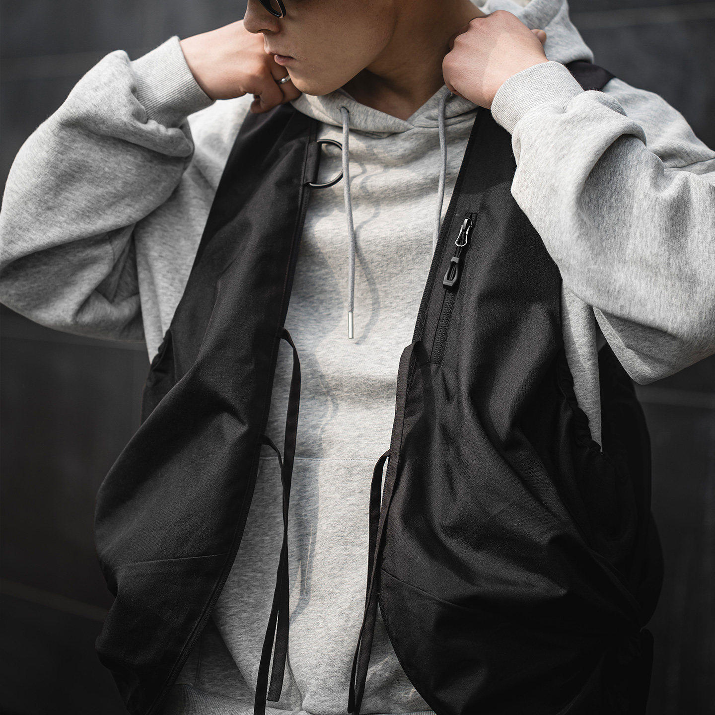 MRA男装 多功能战术马甲包无袖坎肩背心户外机能挎包外套男春秋季,男装,常规马甲,淘宝优惠券,粉丝福利购,淘宝优惠卷