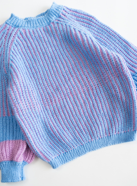 欣易雪法单童装 洋气甜美保暖毛衣针织衫加厚女童套头秋冬季