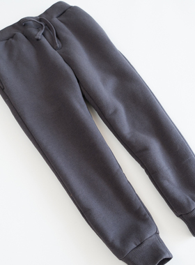 欣易雪法单童装羊羔绒加绒加厚款童裤子休闲百搭保暖休闲裤运动裤