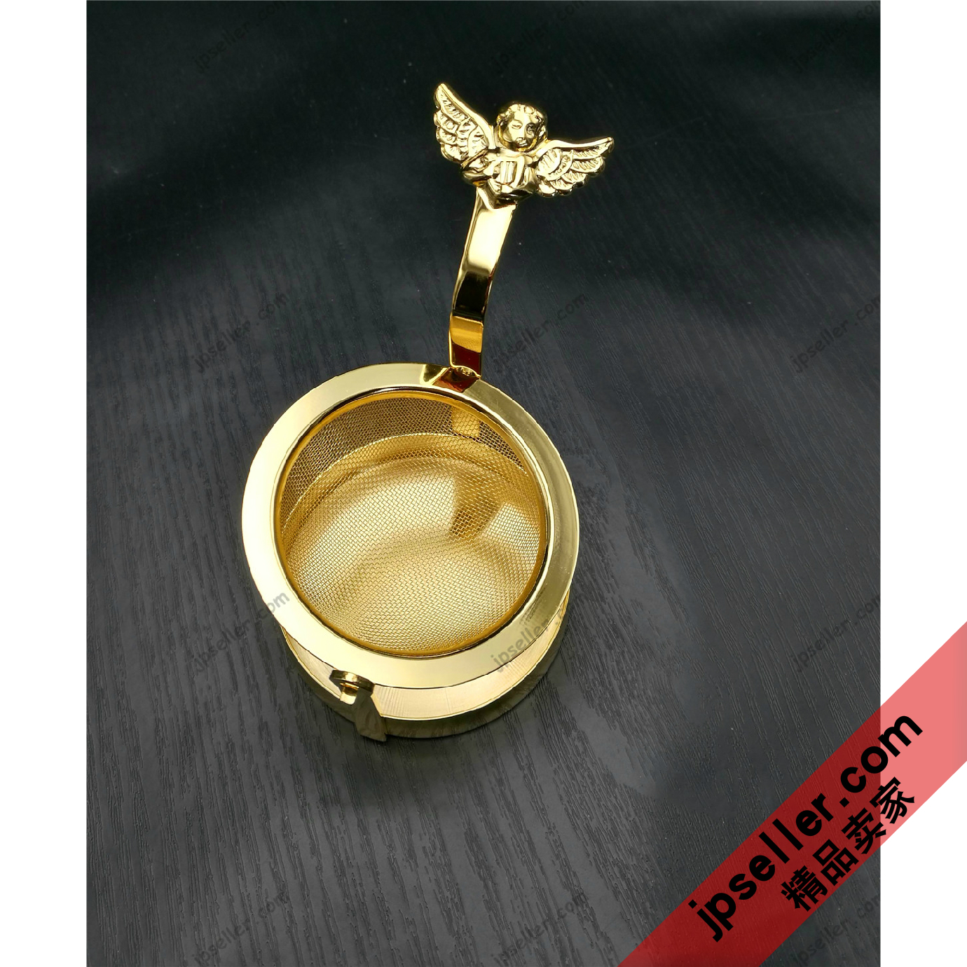 lupicia金色不锈钢茶漏茶滤