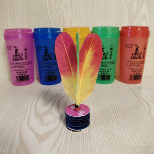 N13金兰花羊皮南派花毽广式毽子鸽毛毽球加重稳定性13克好踢耐踢