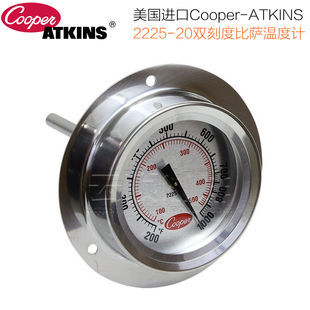 美国Cooper-ATKINS双刻度匹萨温度计烤箱烘焙测温仪100°-500°C