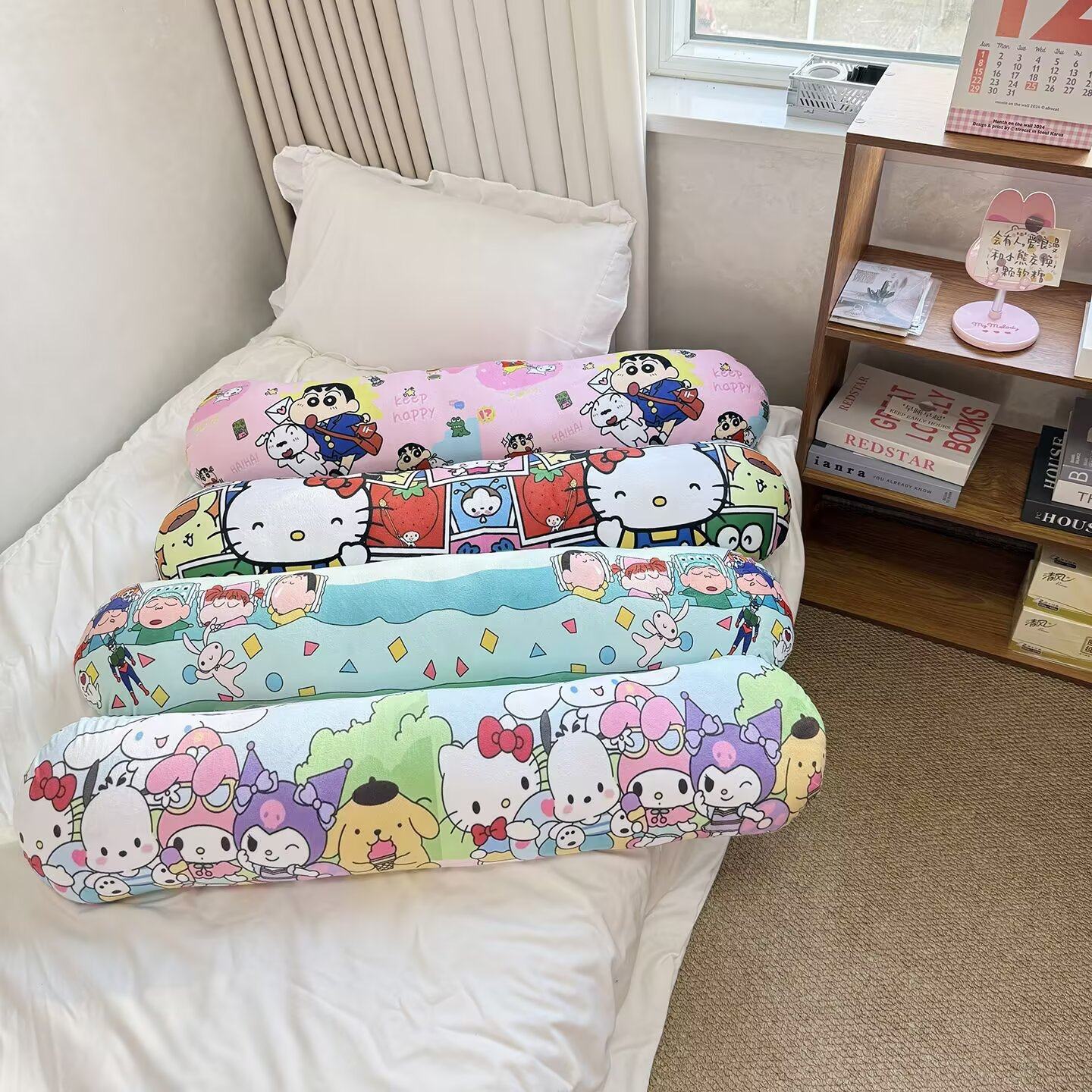 包邮卡通蜡笔小新印花长条抱枕女生床头靠枕睡觉夹腿长枕可拆洗,居家布艺,床头靠垫,淘宝优惠券,粉丝福利购,淘宝优惠卷