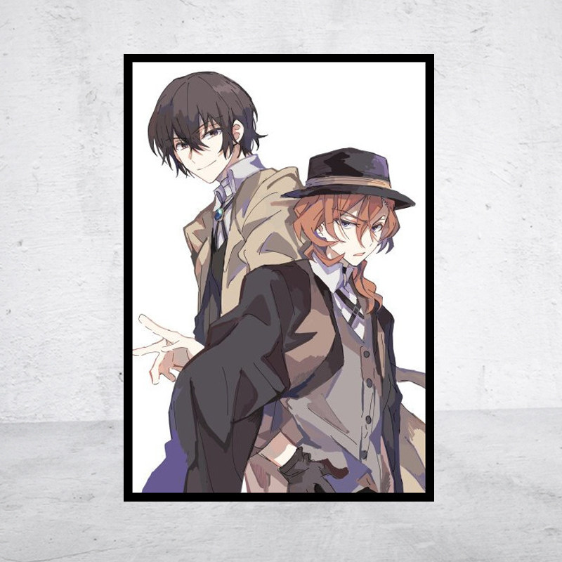 动漫卡通5d钻石画文豪野犬太宰治方圆钻满贴十字绣满绣印花