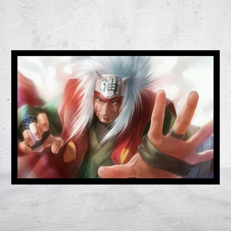 【新品】动漫5D钻石画火影忍者自来也方圆钻满贴十字绣满绣印花