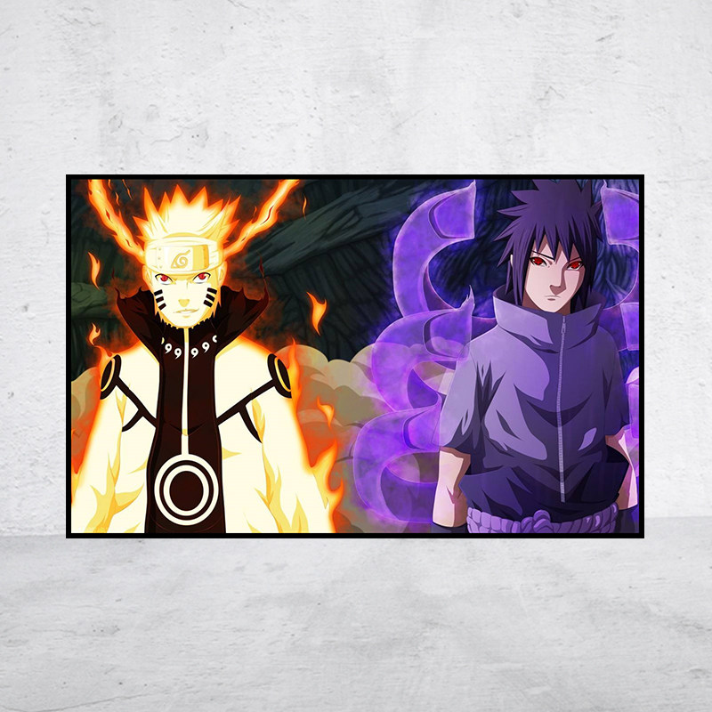 动漫5D钻石画火影忍者佐助鸣人方圆钻石画满贴十字绣满绣印花包邮