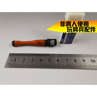 非真人使用 DID 二战德军木柄手榴弹金属制 是玩具兵配件